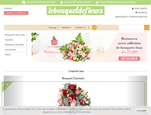 Tablet Screenshot of lebouquetdefleurs.com